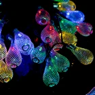 Battery Led 20LED Iron Droplet Dry Battery Transparent Box LED String Lamp Home Party Decoration