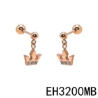 Earrings Earrings Earrings Men Custom Jewelry Fashion Gold Plated Butterfly Stainless Steel Women Pearl Hoop Earrings