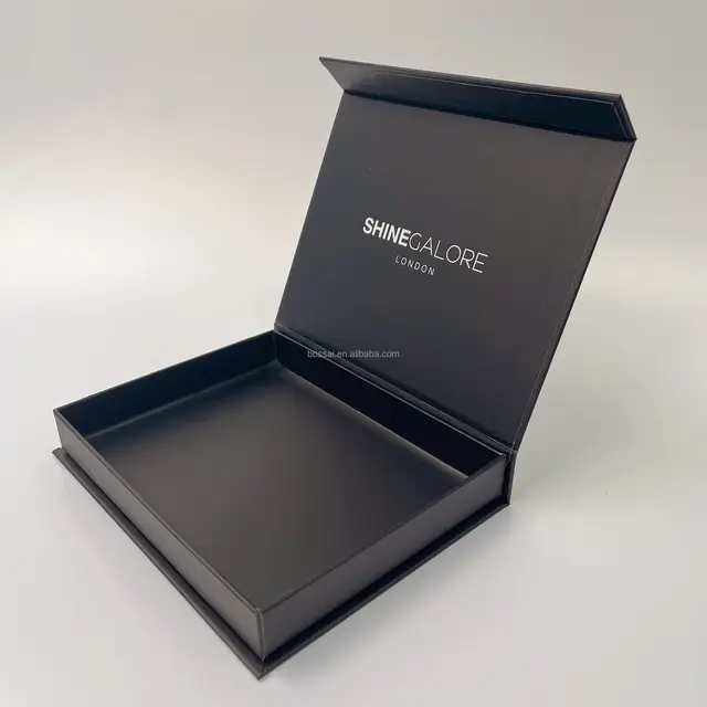 factory price custom design luxury gift/nail art boxes with foam Collapsible Folding Rigid Paper Flap Magnetic Gift Boxes