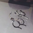Gemstone Earrings Earringsearrings Factory Direct Sales Shining Glowing Love Belt Gemstone Earrings