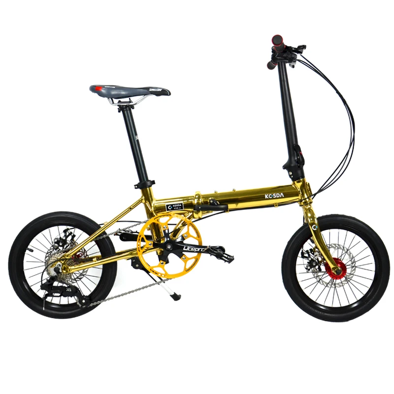 Folding Bike 16-inch Aluminum Plating 