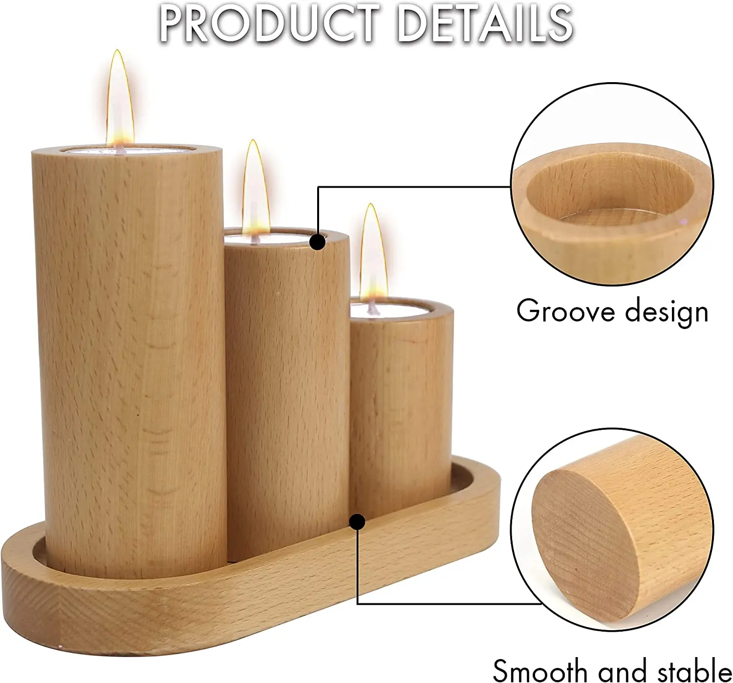 Bamboo Wood Aromatherapy Custom Candle Jar Wedding Matte Speckled Candle Vessel Luxury Candle Jars