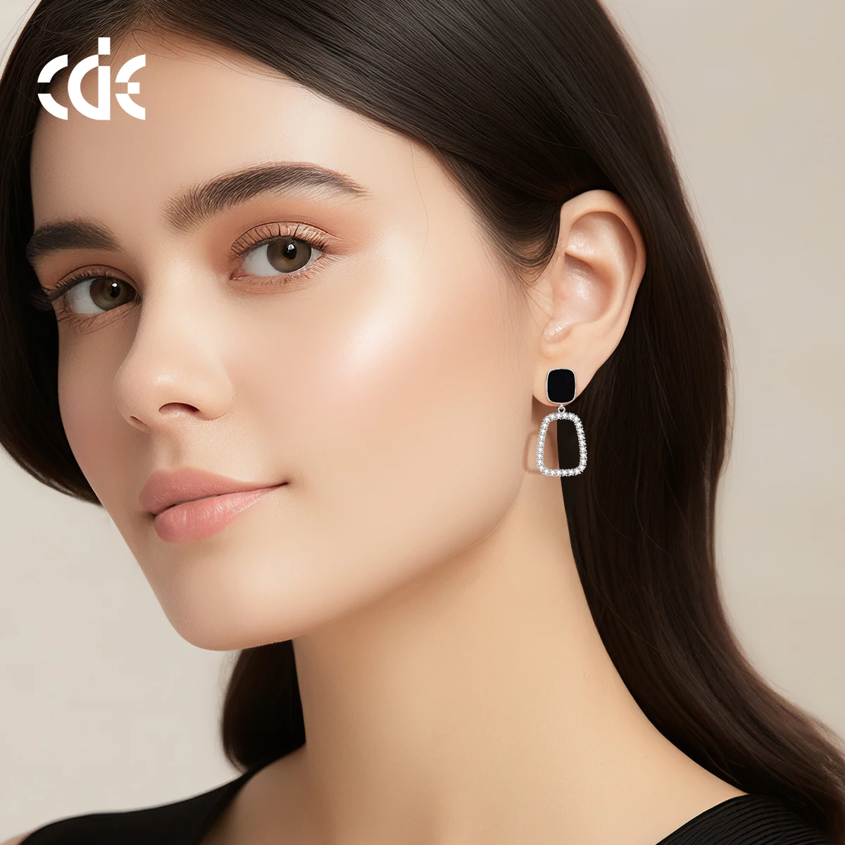 CDE GMYE002 Fine Jewelry 925 Sterling Silver Earring Rhodium Plated Wholesale Cat's Eye Stone Earring Women Drop Earrings