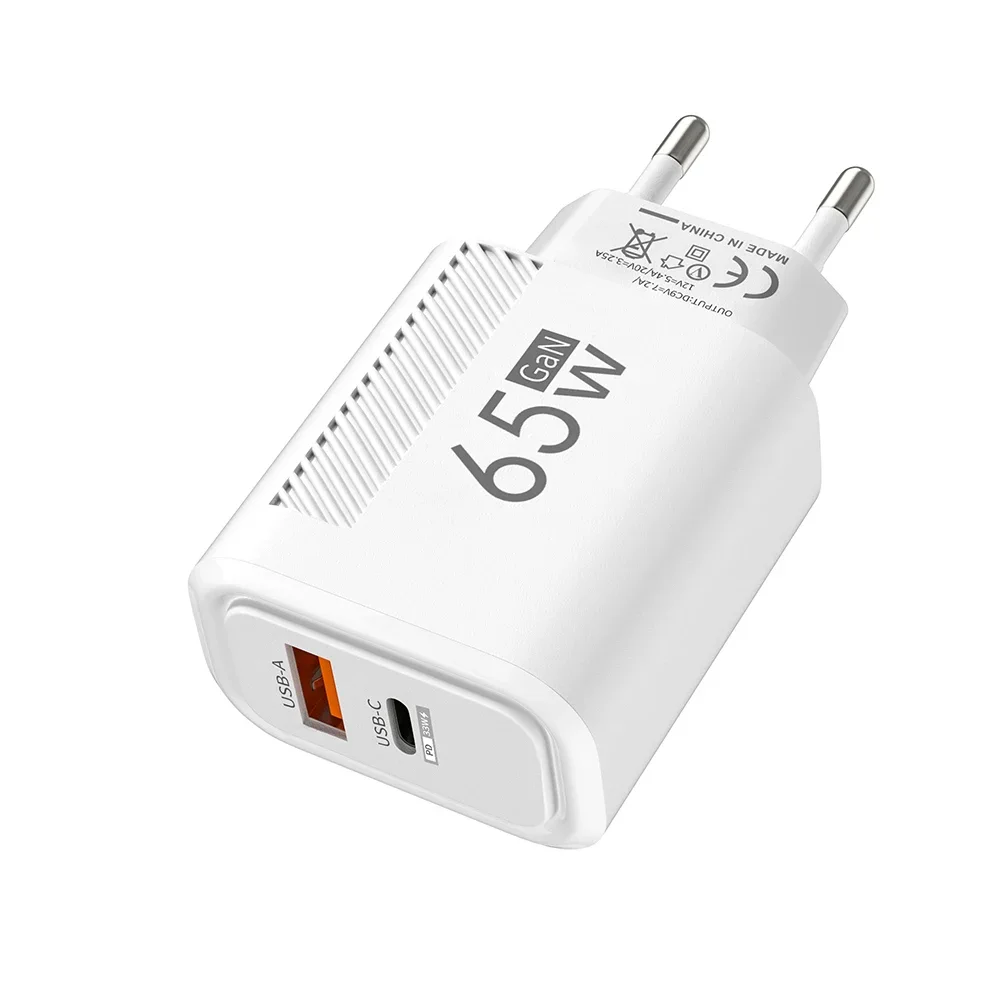 Gan Usb Type C Charger 65w Quick Charge Usb Fast Wall Charger - Buy 65w 