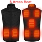 Casual Vest Hot Sale Men Casual Temperature Heated Jackets Winter Warm Smart Warming Heated Vest
