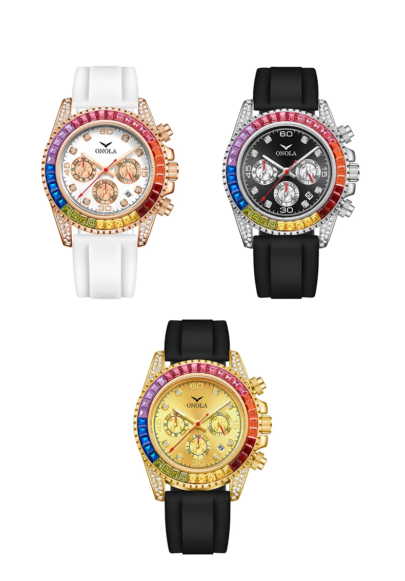 ONOLA 6842 Rainbow Chronograph Watch8.jpg