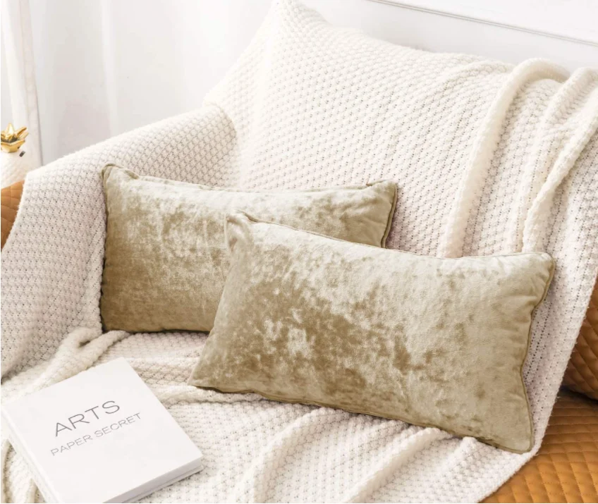 pleated cushion covers