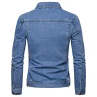 Jacket Accept New Arrival Wholesale Long Sleeve Regular Black Jeans Jacket Coat Denim Jean Jacket For Men