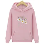 Hooded Hip Women's Hooded Fashion Style Hip Hop Pullover Hoody 100% Cotton Knitted Sweater OEM Customization