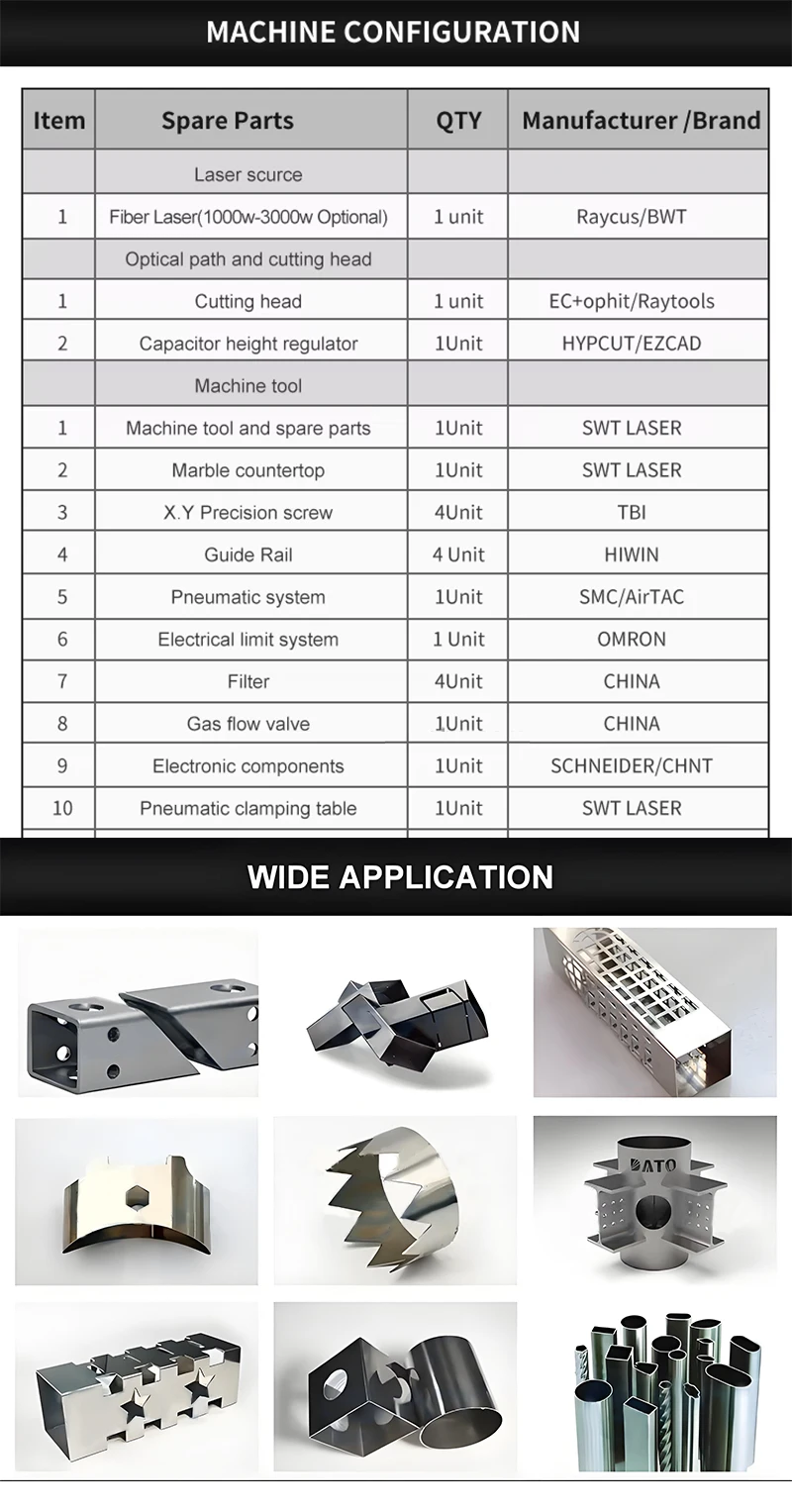 SWT High Precision CNC Infrared Fiber Picosecond Laser Cutting Machines Glass Sapphire Engrave Plexiglass Tempered Cutter Metal