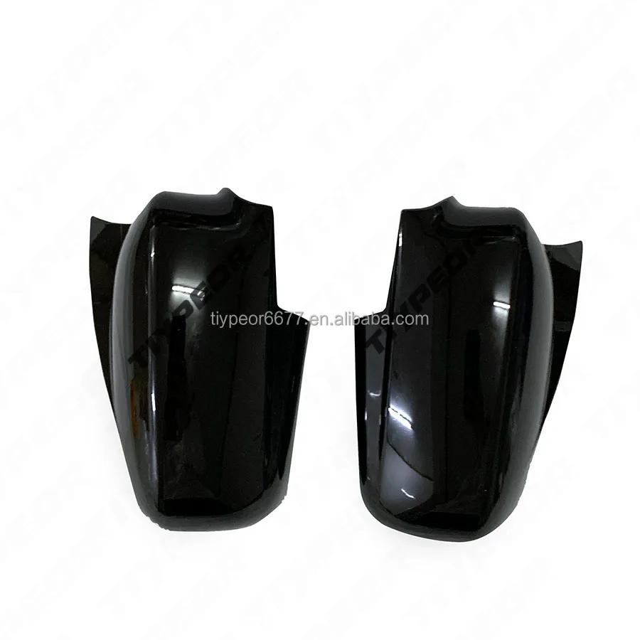 product for honda civic 2002 2005 glossy black ox horn side rear view mirror cover trim-6