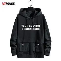USA Size Custom Windproof Hoodies Mens Pullover Bulk Oversized Hoodie Pullover Jacket Hoody