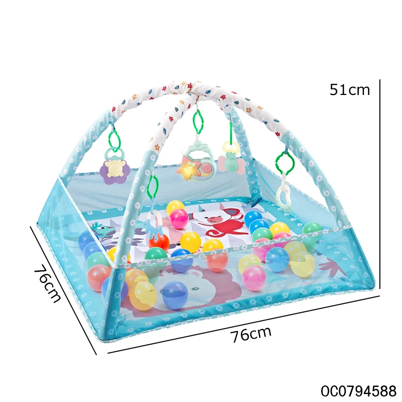 Baby playmats baby gym soft play mats ball pool with ocean balls