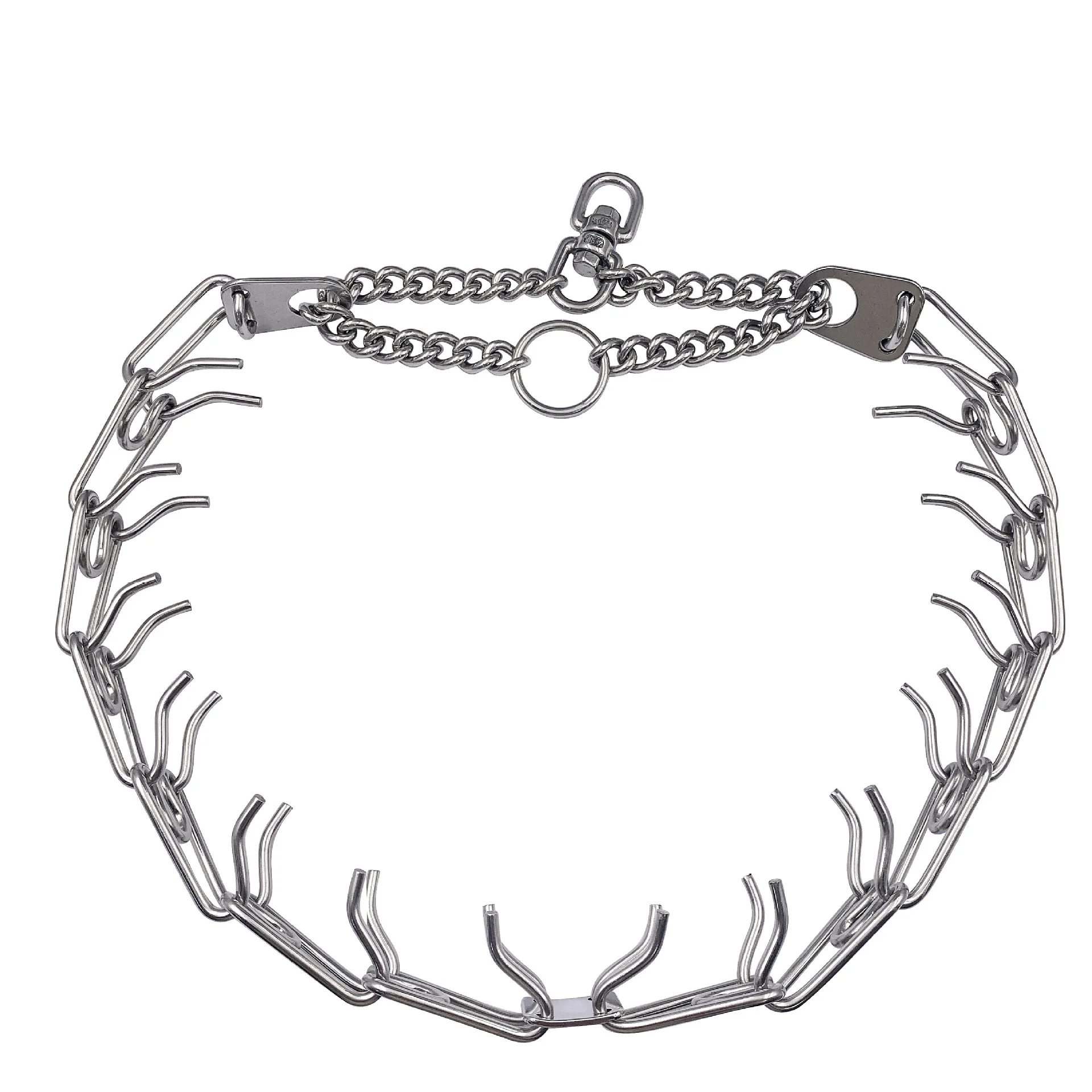 Pet Collars 3MM Stimulus Chain Stainless Steel Dog Chain Large Dog Explosion-proof Shock Collar P Chain Metal Dog Collar