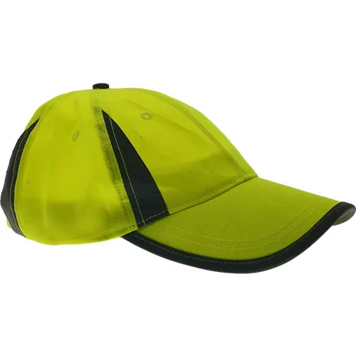 safety green baseball hats