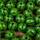 Wooden Beads DIANJIN Diy Craft 16mm Green Red Round Wooden Beads Watermelon Wood Printed Beads
