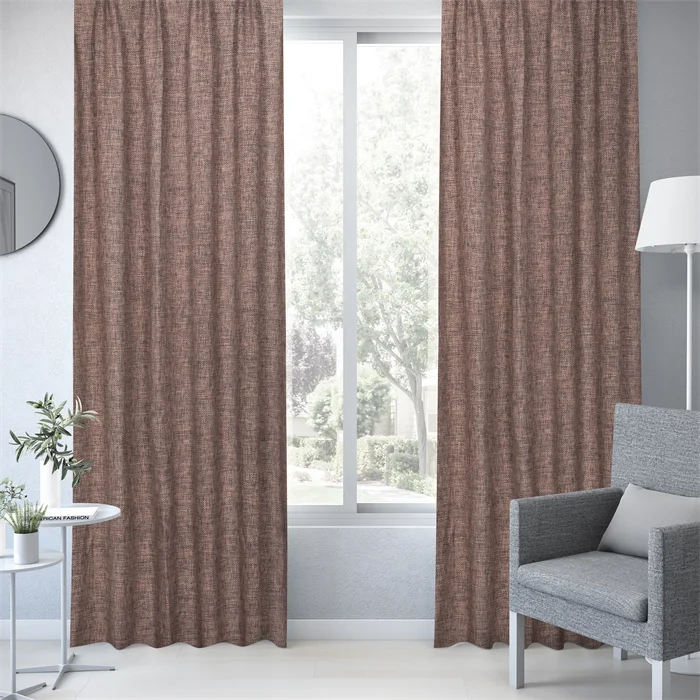 Newest design thick sun-resistant curtain ready made for home decoration