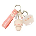 Couple Wholesale Cartoon Piggy Car Keychain Piggy Pendant Couple Cute Key Chain Bag Ornaments