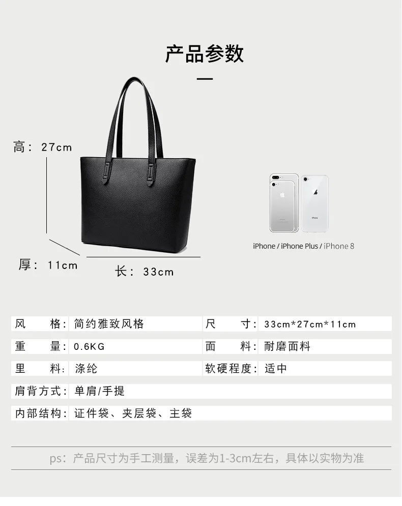 Wholesale Fashion Large Capacity Handbag Pu Leather Female Tote Bag Luxury New Design Luxury Shoulder Bag