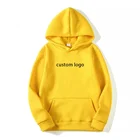Sweatshirt High Quality Custom Logo Unisex Cotton Fleece Blank Hoodie Pullover Sweatshirt