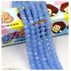 Beads 6mm Crystal Beads Faceted Abacus Shape Rondelle Loose Beads Mixed Color Beads