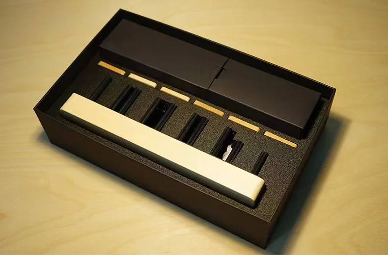 Design criativo Brilho Tubo Relógio Digital Led Despertador Eletrônico Relógio De Mesa Retro Presente de Natal