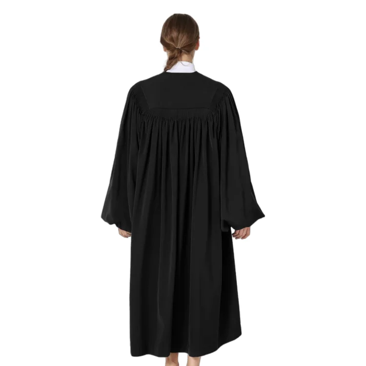 Wholesale Elegant RT Wesley Church Clergy Robes Custom Designs with Wheat-Like Decorative Accents manufacture