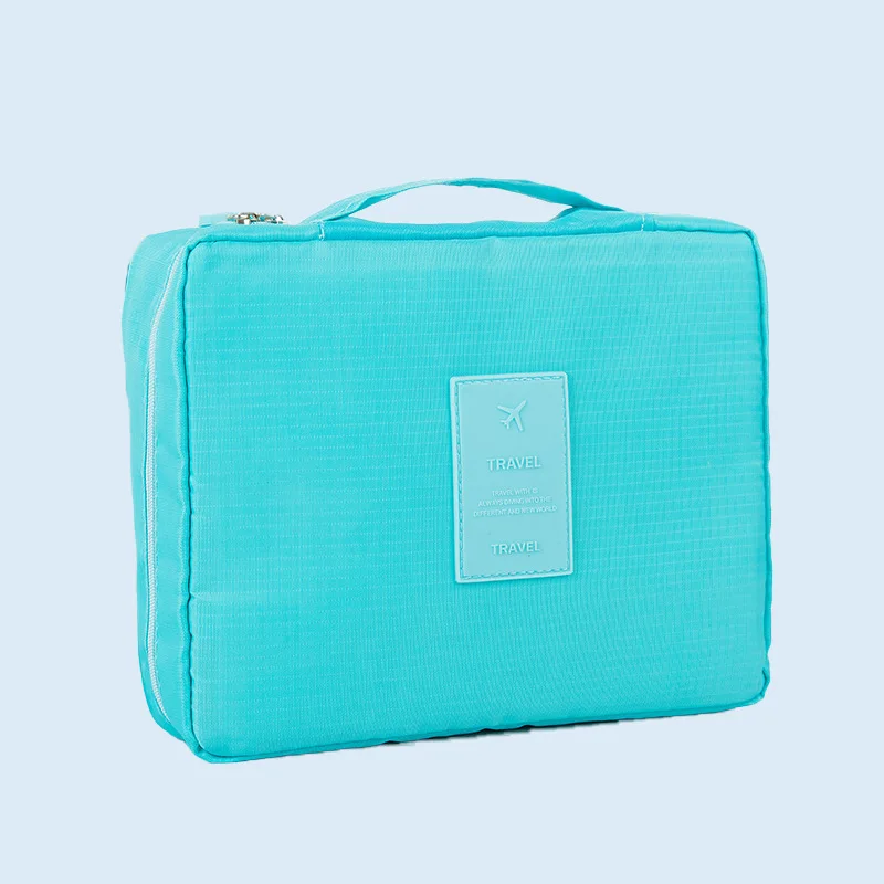 High Quality Large Capacity Plastic Zip Travel Toiletry Waterproof Make Up Bags Cosmetic Case