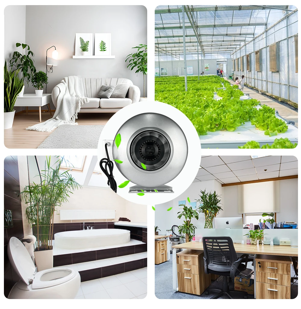 Saving Mixed Flow Fan, 125mm, AC 220V~240V, Corded Electric - detail 32