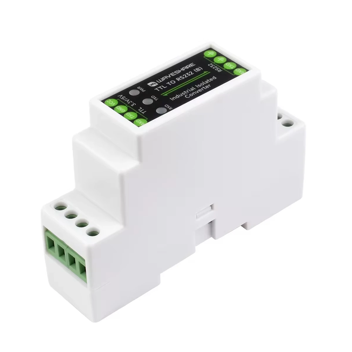 Rail Mount Ttl To Rs Galvanic Isolated Converter Full Duplex