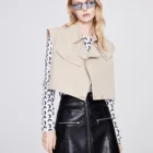 Jacket Ladies Long Loose Edition Bat Sleeve Casual Ladies Windbreaker Jacket Wholesale