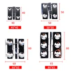 Cabinet Door Hinge 20 Years Of Experience 80*65*5.5mm Black Zinc Alloy Industrial Folding Electric Cabinet Door Hinge