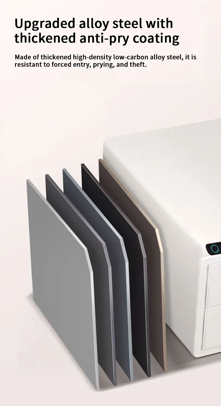 f2 1a ceqsafe smart customized personal jewelry drawer box smart anti theft steel safe storage for home use-11