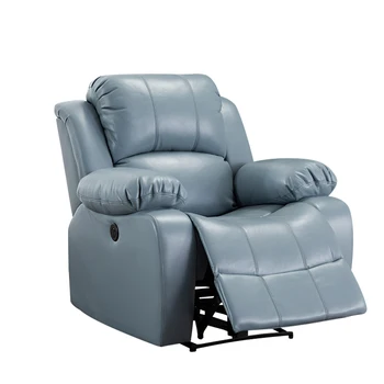 Modern Microfiber Leather Cinema Living Room Manual Vibration Swivel Recliner Electric Massage Sofa Chair
