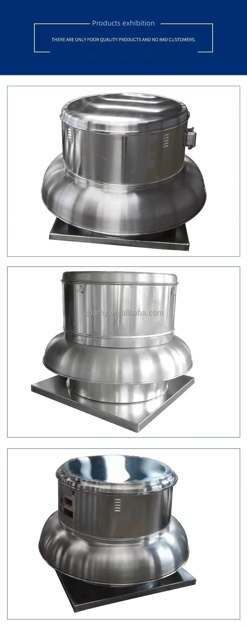 Smoke Roof Exhaust Fan, Aluminum, 500mm/800mm - detail 22
