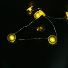 Sunflower Light CE Rohs GS Customized Sunflower Shape Decorative Led Fairy String Light