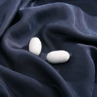 Silk Dark Blue 20MM 26%SILK 74%TENCEL Silk Blend Fabric Tencel Silk