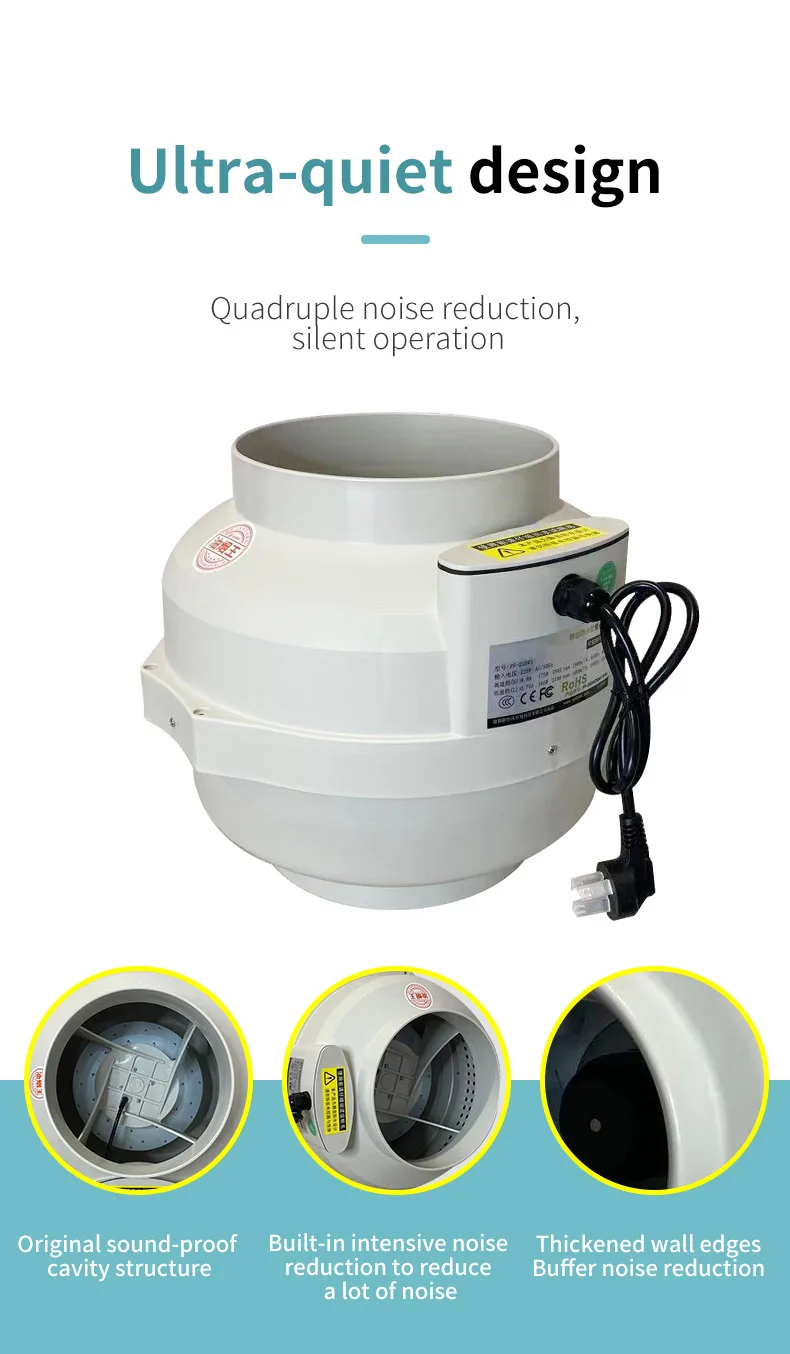 Flow Ventilation Air Extractor, 220 V, Plastic - detail 10