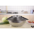 Kitchen Gadget Set Fine Mesh Stainless Steel Strainers Soya-bean Food Strainer Wire Mesh Basket Strainer