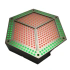 Led Light Rgb Led Led Point Light DMX LED Pixel Light RGB New 3D Beehive Hexagon Led Point Light For Building Park.