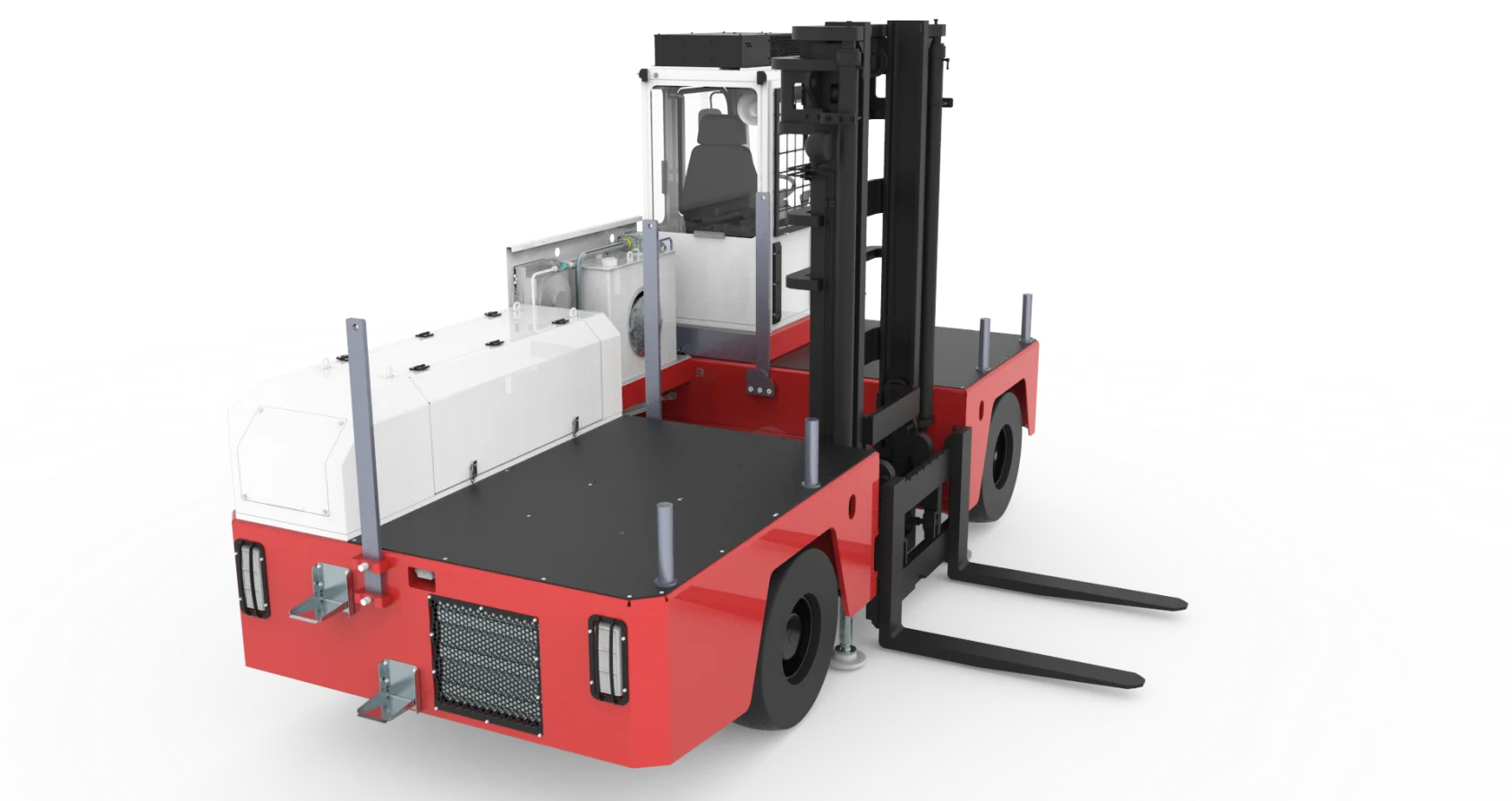 5 ton fully electric side loader for long materials