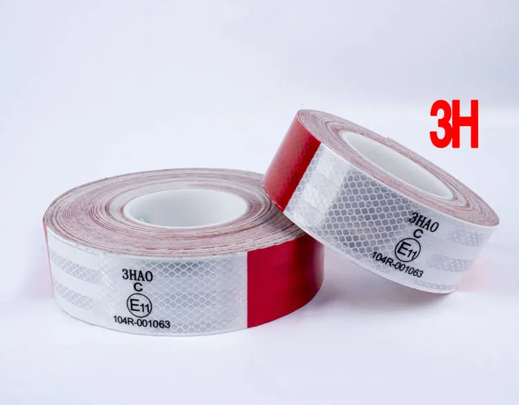 5.cm*45.7m EGP Grade Car Reflector Sticker Tape Retro Reflective Tape for Truck Vehicle Sticker DOT-2 manufacture