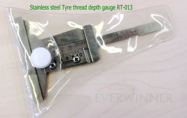 RT-048 EW Durable Aluminium OTR Tire Tread Depth Gauge with Magnifying Glass 3-Year Warranty Tire Repair Tools details