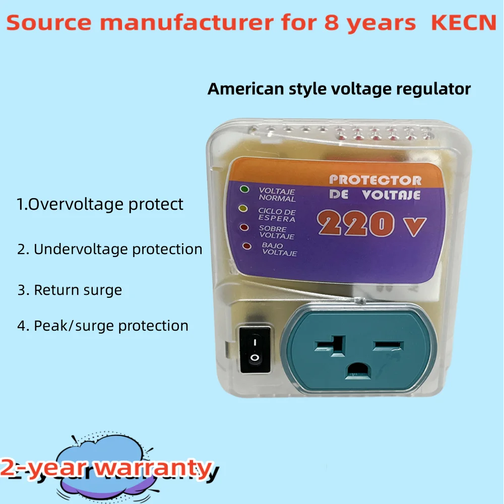 product 10 year factory provides 2 year warranty for american style 220v current protector and household voltage protectors214-5