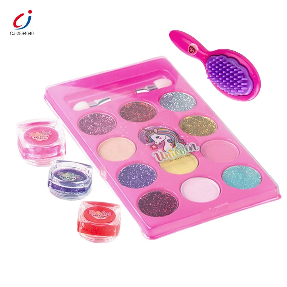 Chengji fashion pretend play toy education kids toys girls princess makeup sets beauty nail cosmetics beauty set toys for girls
