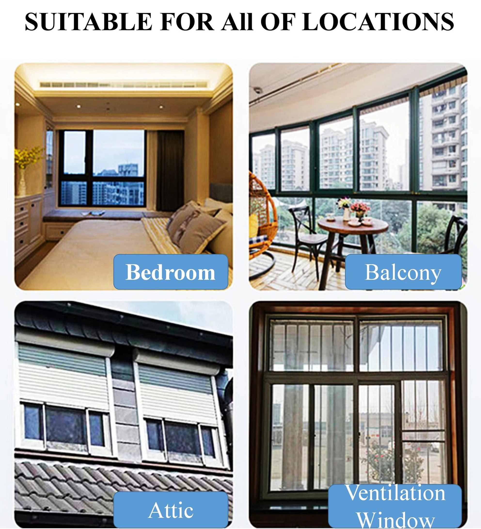 Hot Selling Aluminum Retractable Sliding Fly Insect Screen Window Frame