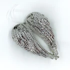 Wings Wing Christmas Angel Wings Tree Ornament 14.9 Cm Plastic Shiny Wing Ornament Christmas Gift Decoration
