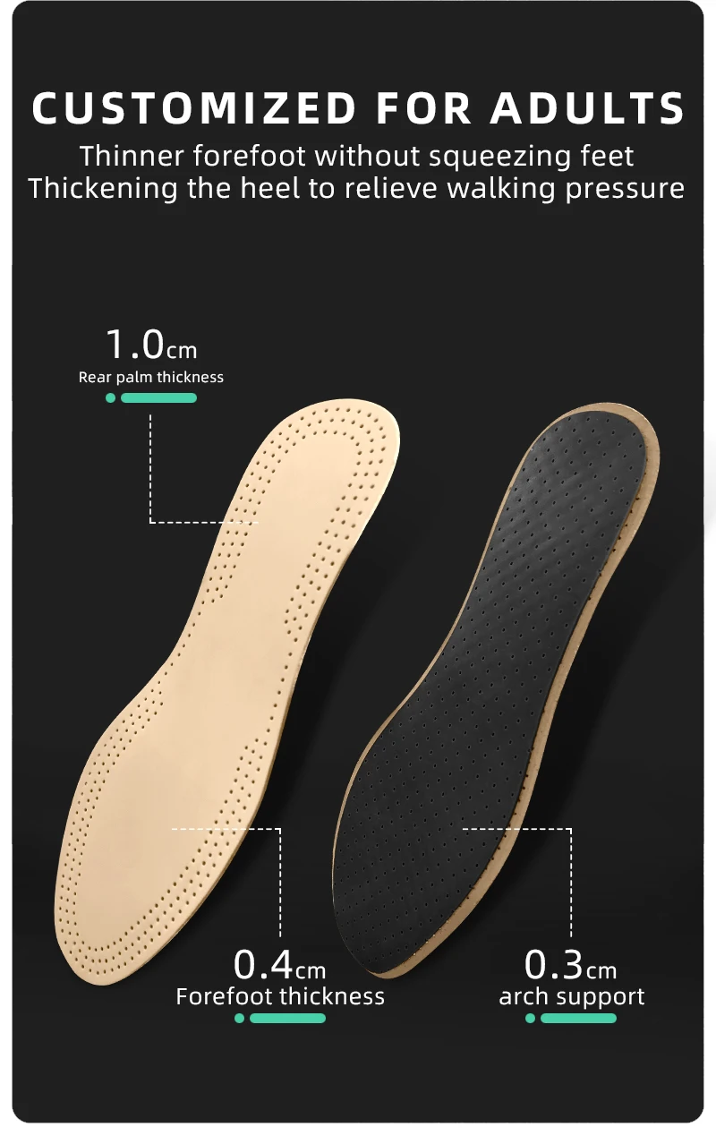 Sheepskin Leather Latex Insole Comfortable Shoe and Sports Insoles for Pain Relief Anti-Odor and Sweat Wicking Sheepskin Leather Latex Insole Comfortable Shoe and Sports Insoles for Pain Relief Anti-Odor and Sweat Wicking