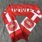 Polyester Scarf Polyester Fan Scarf Custom Logo Scarves Knitted Polyester Scarf Sports Football Fan Scarf