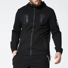 Sports Jacket Customized Outdoor Clothing Soft Shell Mens Sports Hoodie Windproof Jacket
